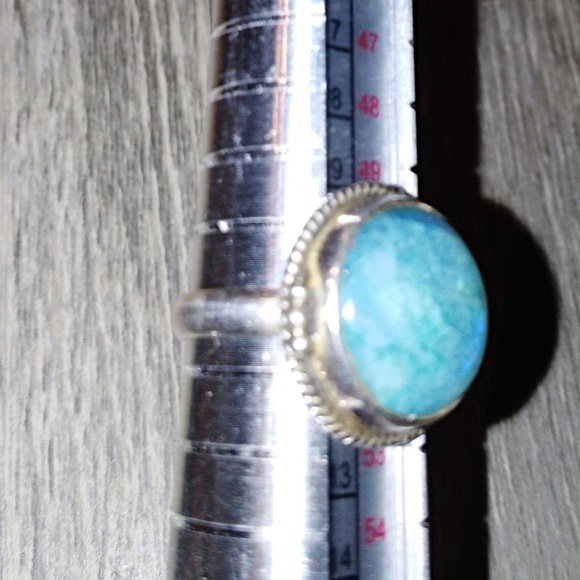 Blue Labradorite sterling silver ring - Picture 4 of 5